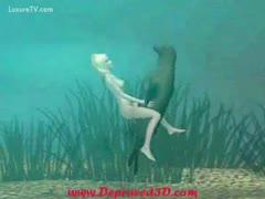 Funny animation movie featuring a wife being screwed by a seal 